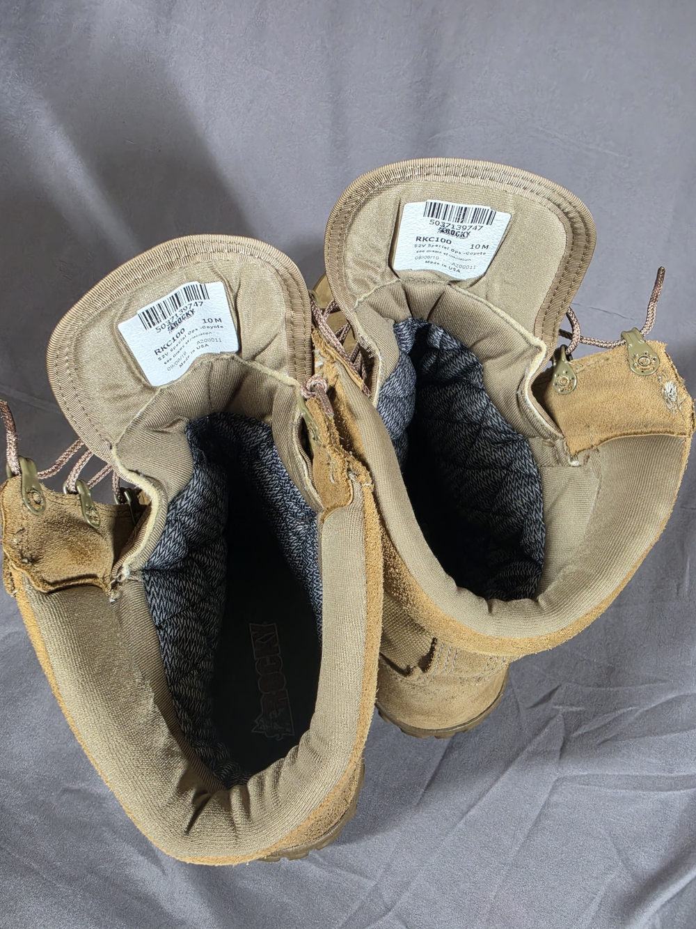 Rocky S2V RKC100 Extreme Cold Weather Combat Boots Coyote Brown 10M USA Made - Picture 2 of 7